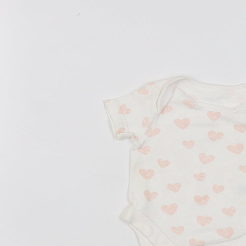 BHS Baby White   Babygrow One-Piece Size 0-3 Months