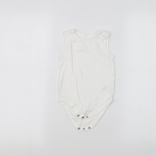 Nutmeg Baby White   Babygrow One-Piece Size 12-18 Months