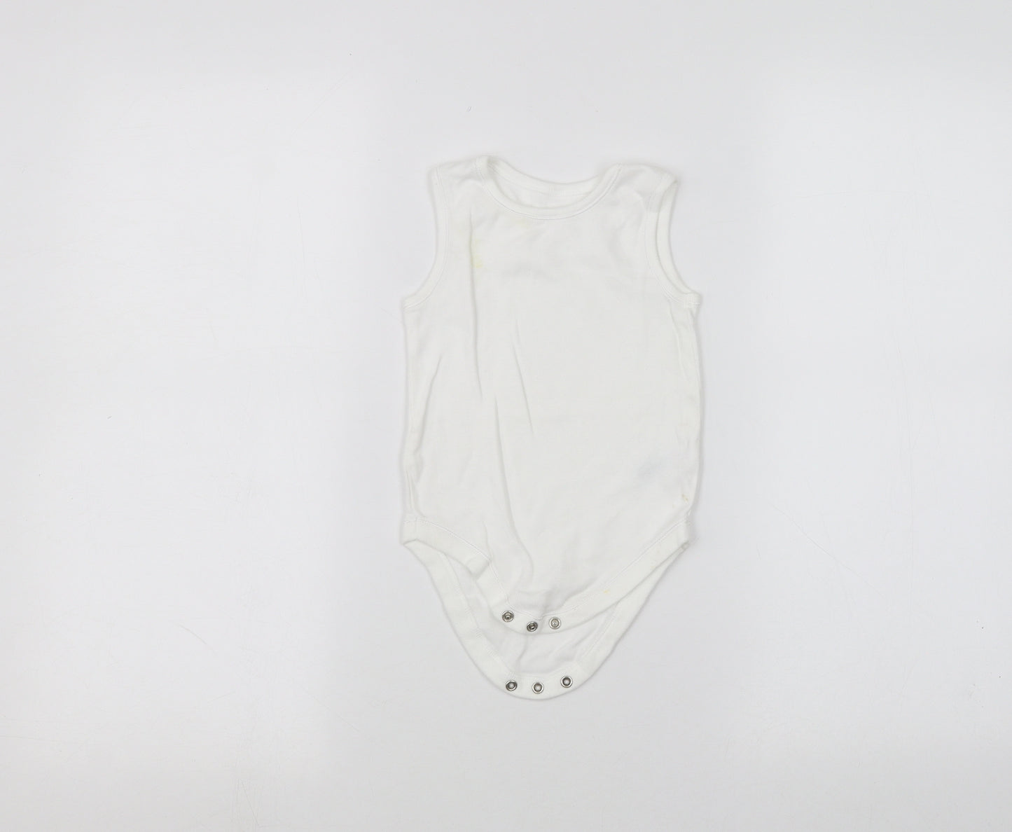 Nutmeg Baby White   Babygrow One-Piece Size 12-18 Months