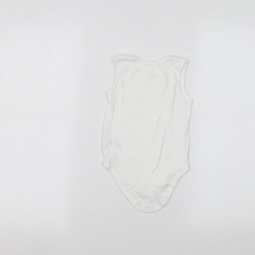 Nutmeg Baby White   Babygrow One-Piece Size 12-18 Months