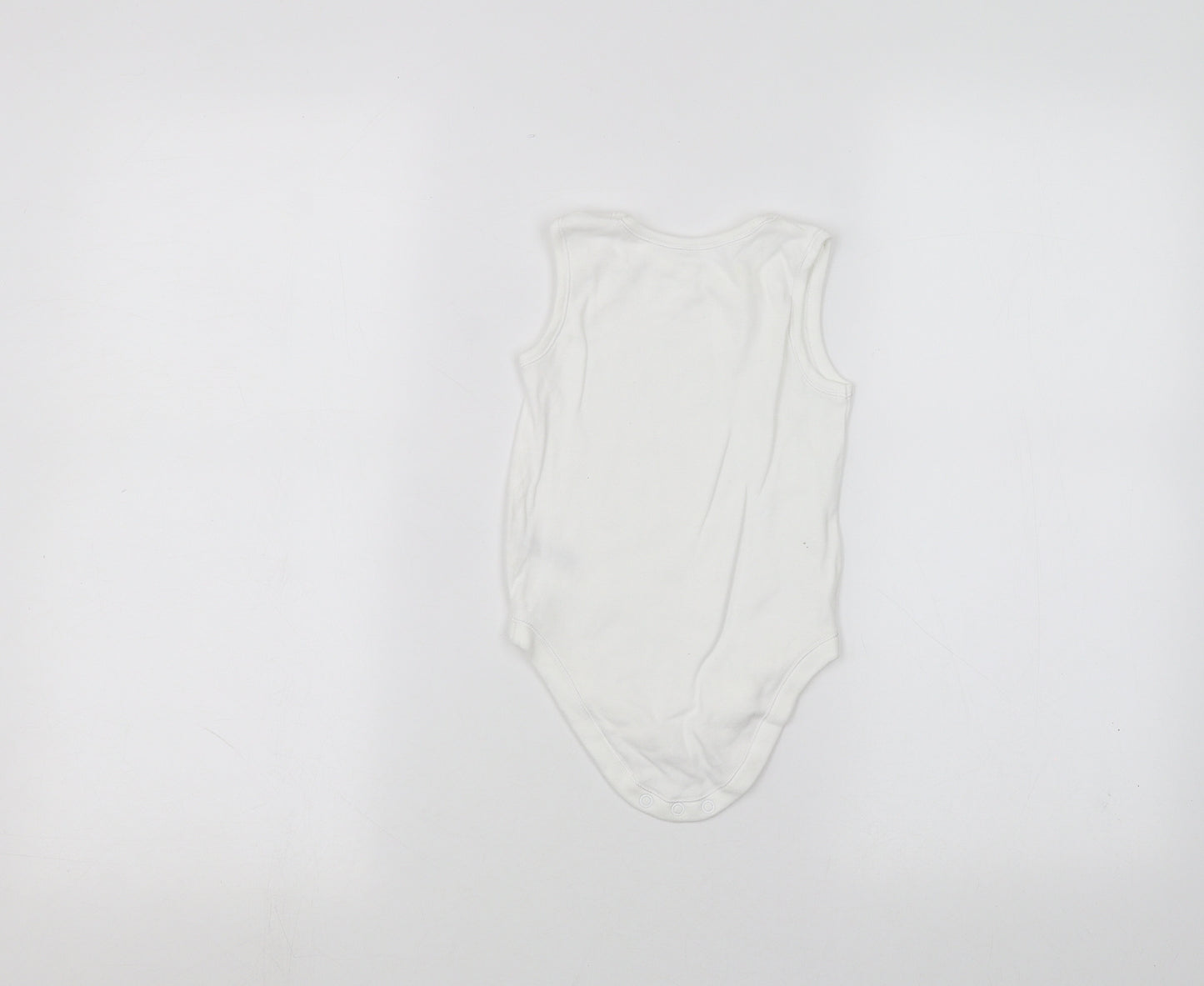 Nutmeg Baby White   Babygrow One-Piece Size 12-18 Months