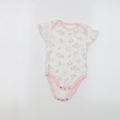 George Baby White   Babygrow One-Piece Size 12-18 Months