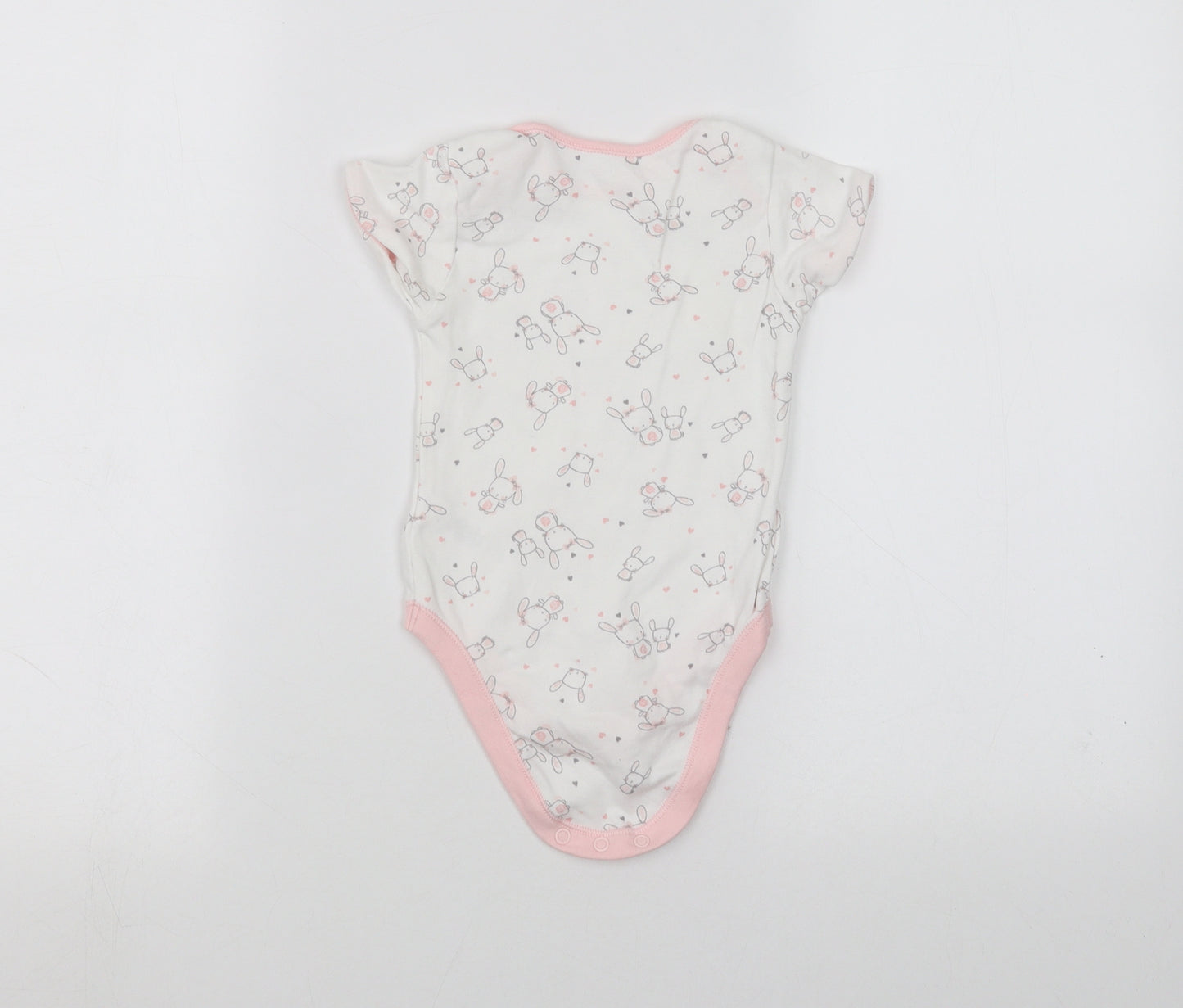 George Baby White   Babygrow One-Piece Size 12-18 Months