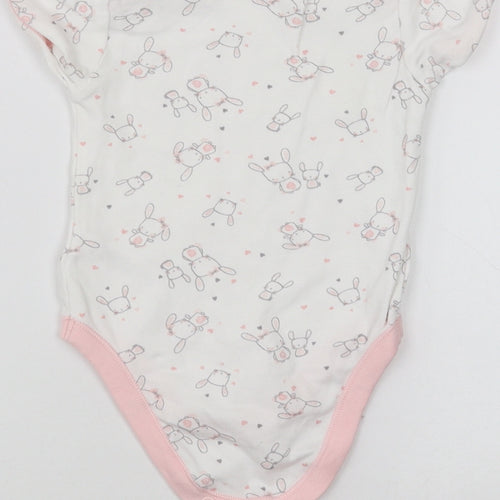 George Baby White   Babygrow One-Piece Size 12-18 Months
