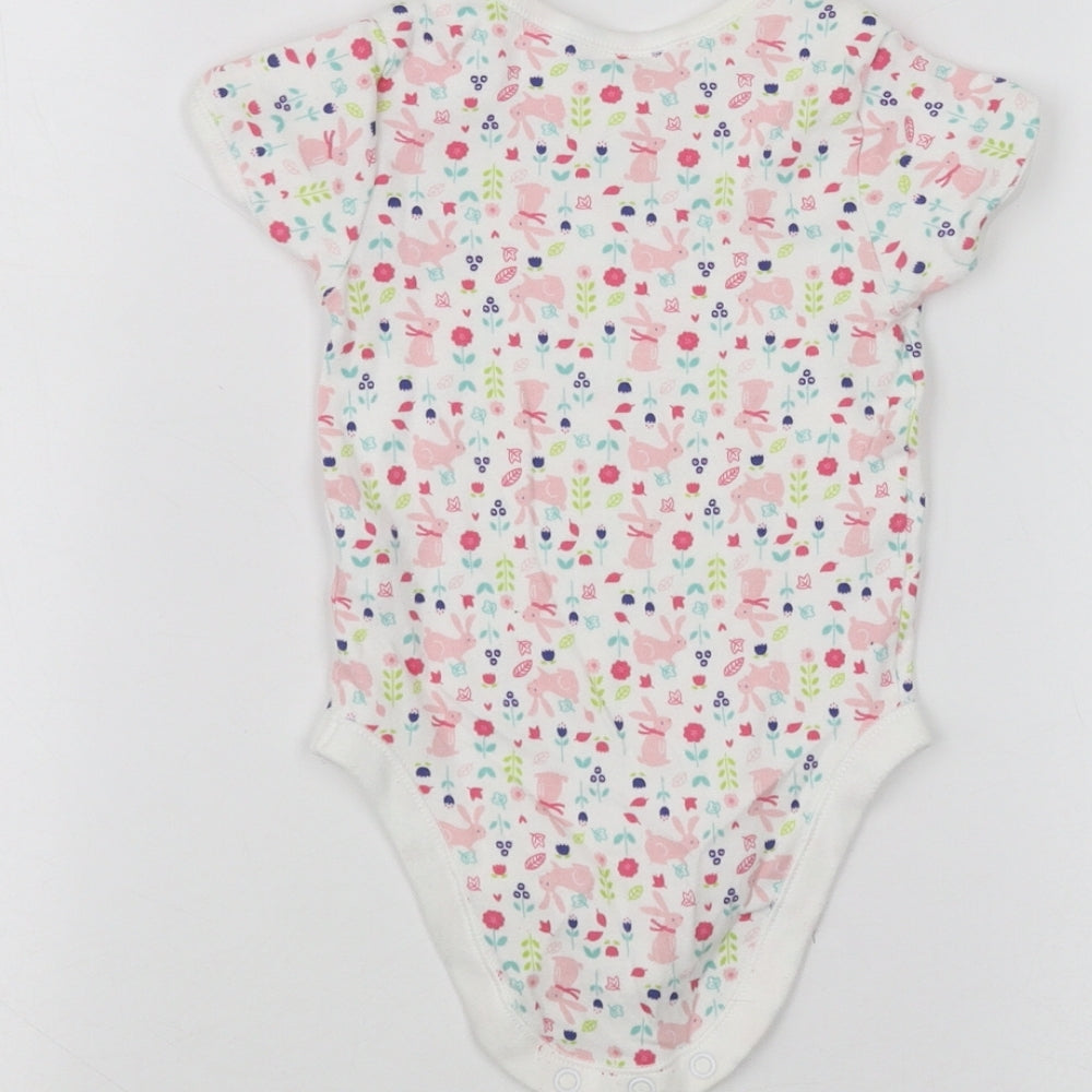 PEP&CO Baby White   Babygrow One-Piece Size 9-12 Months