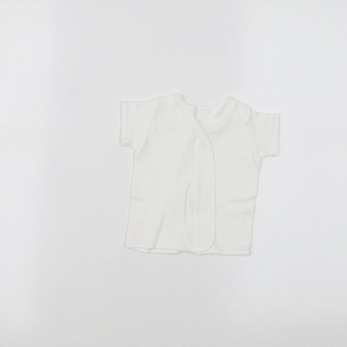Mothercare Baby White   Basic T-Shirt Size 3-6 Months