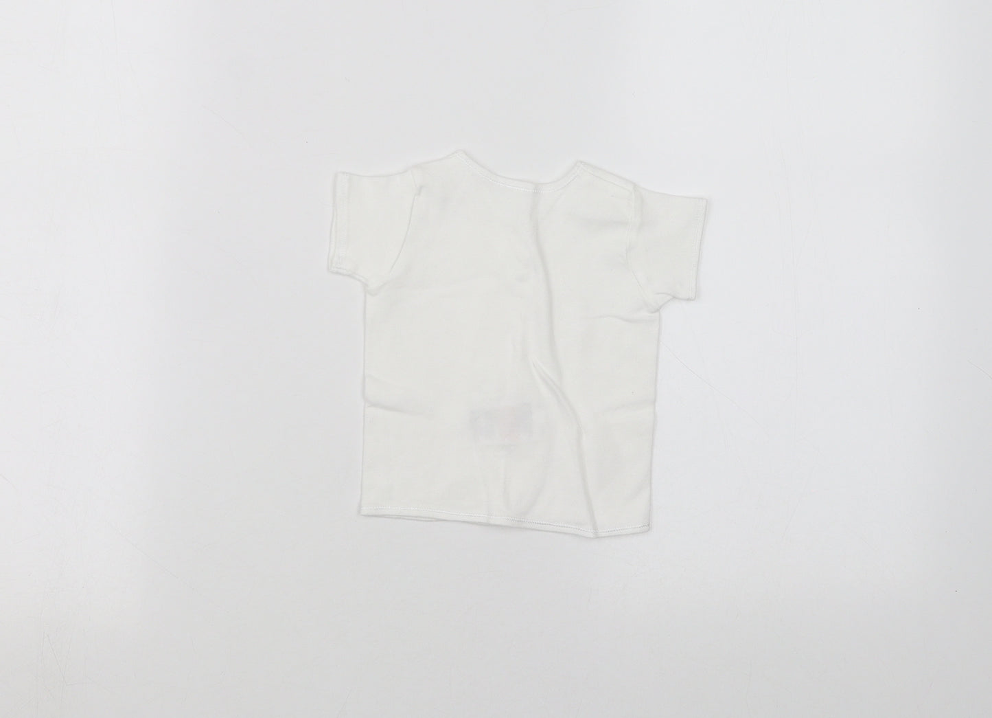 Mothercare Baby White   Basic T-Shirt Size 3-6 Months