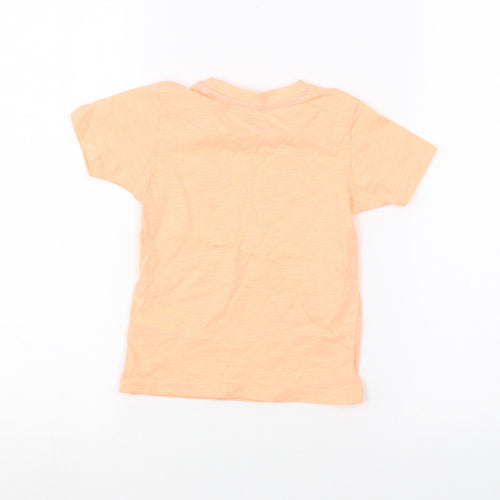 Primark Baby Orange   Basic T-Shirt Size 12-18 Months