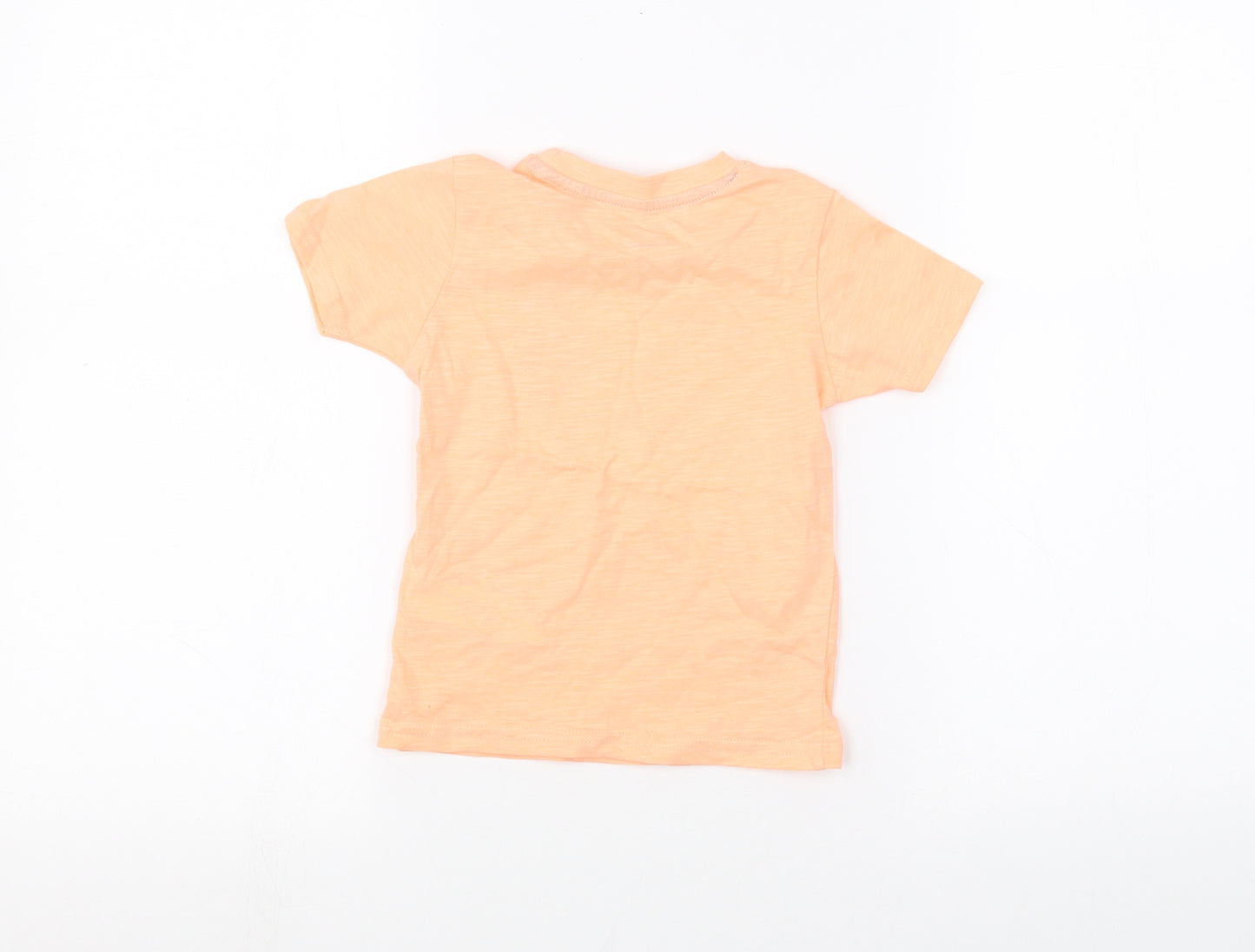 Primark Baby Orange   Basic T-Shirt Size 12-18 Months