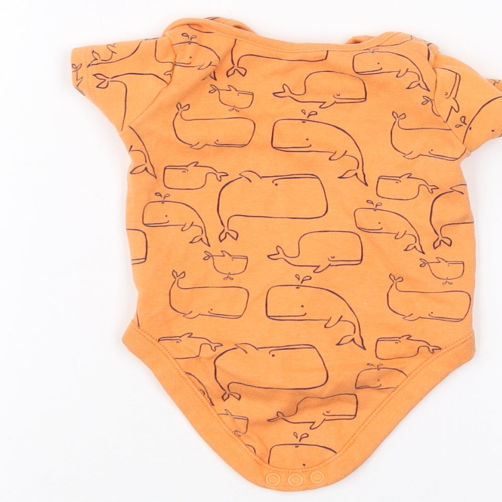 F&F Baby Orange   Babygrow One-Piece Size 3-6 Months