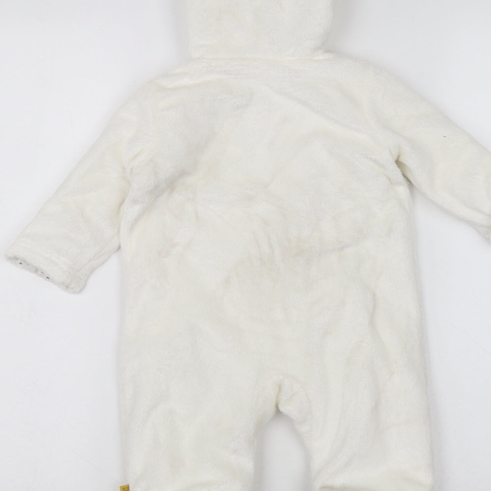 Disney Baby White   Coverall One-Piece Size 3-6 Months
