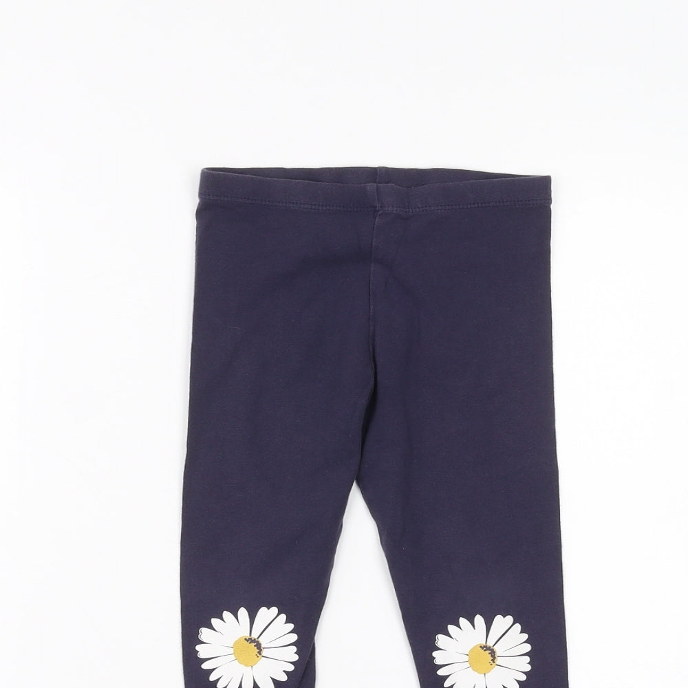 F&F Girls Blue   Sweatpants Trousers Size 4-5 Years