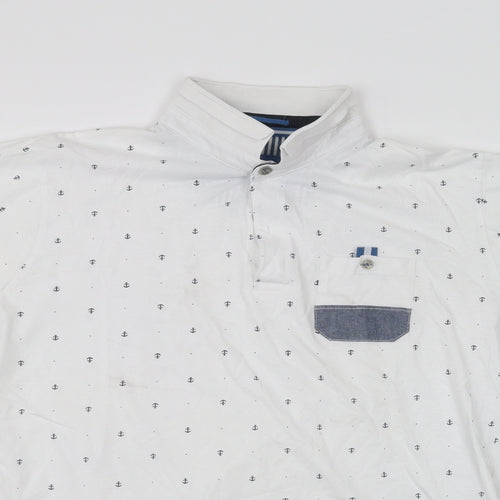 INSD Boys White   Basic Polo Size L
