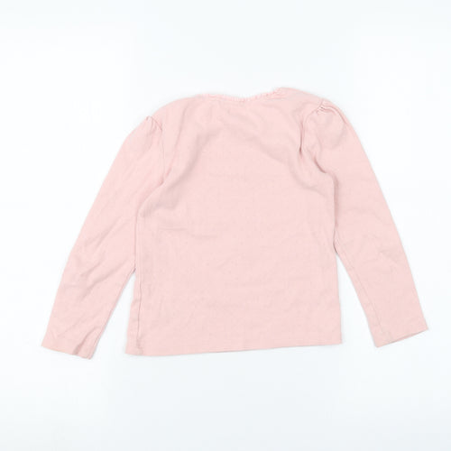 NEXT Girls Pink   Basic T-Shirt Size 6 Years