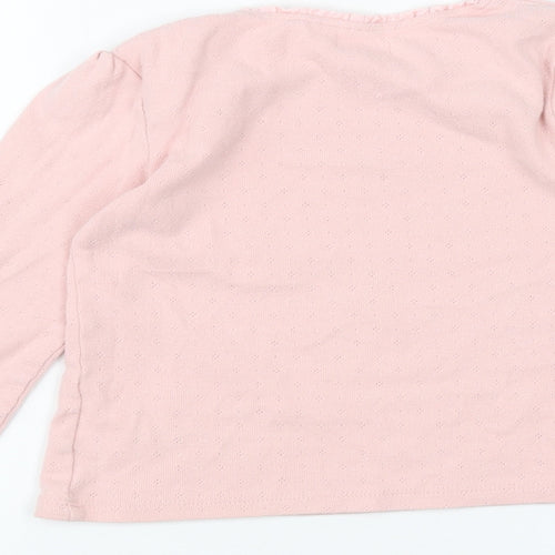 NEXT Girls Pink   Basic T-Shirt Size 6 Years