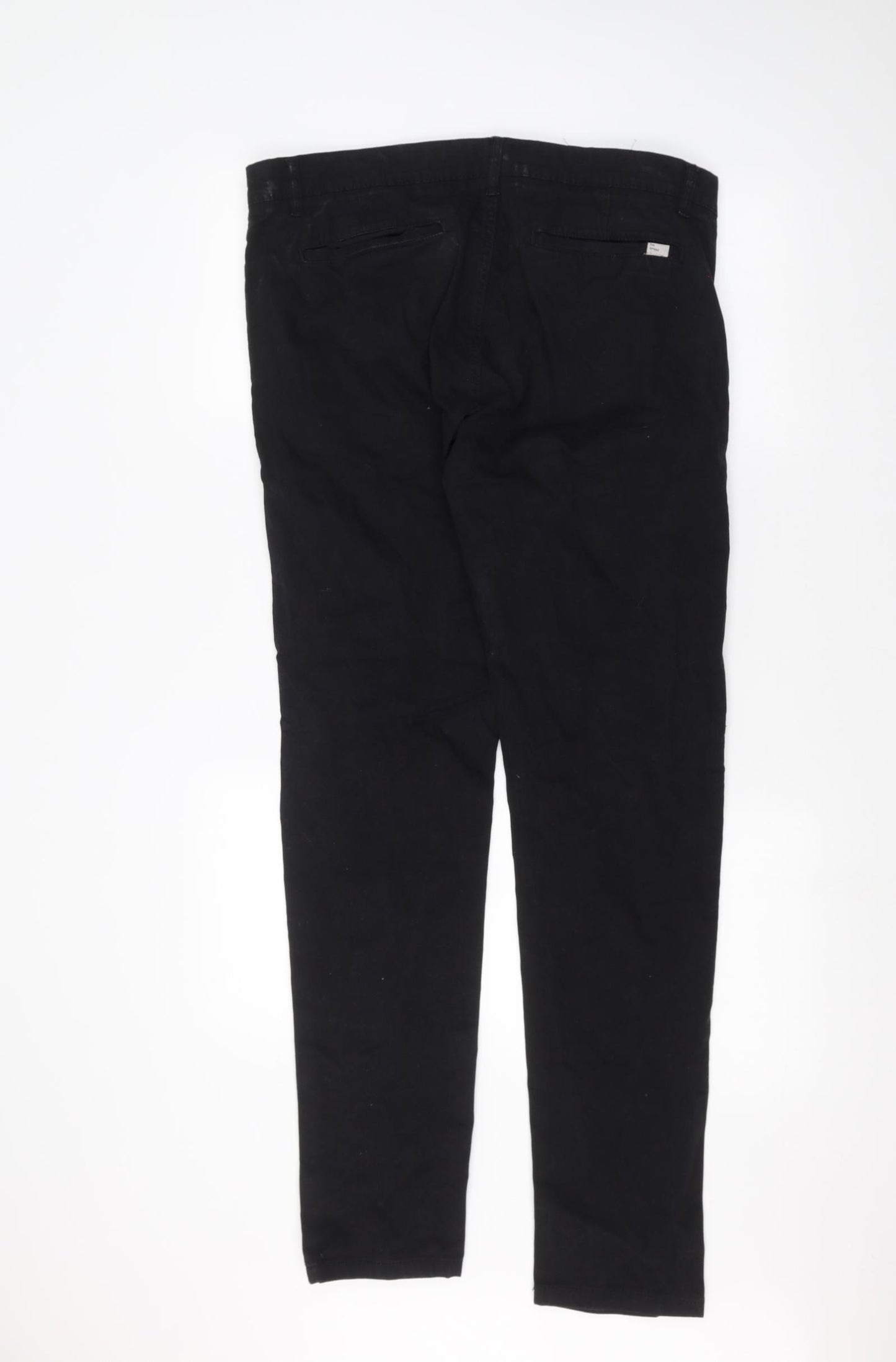 Zara Mens Black   Straight Jeans Size 36 in L30 in