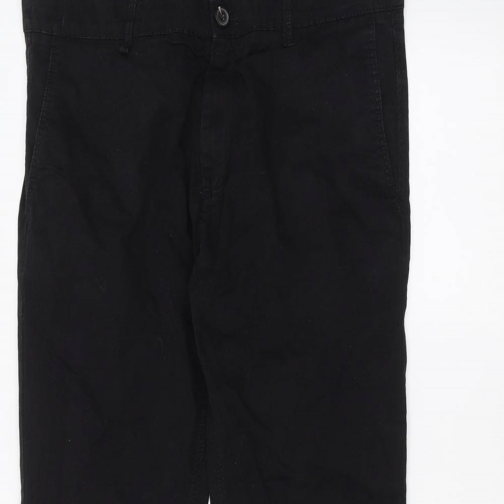 Zara Mens Black   Straight Jeans Size 36 in L30 in