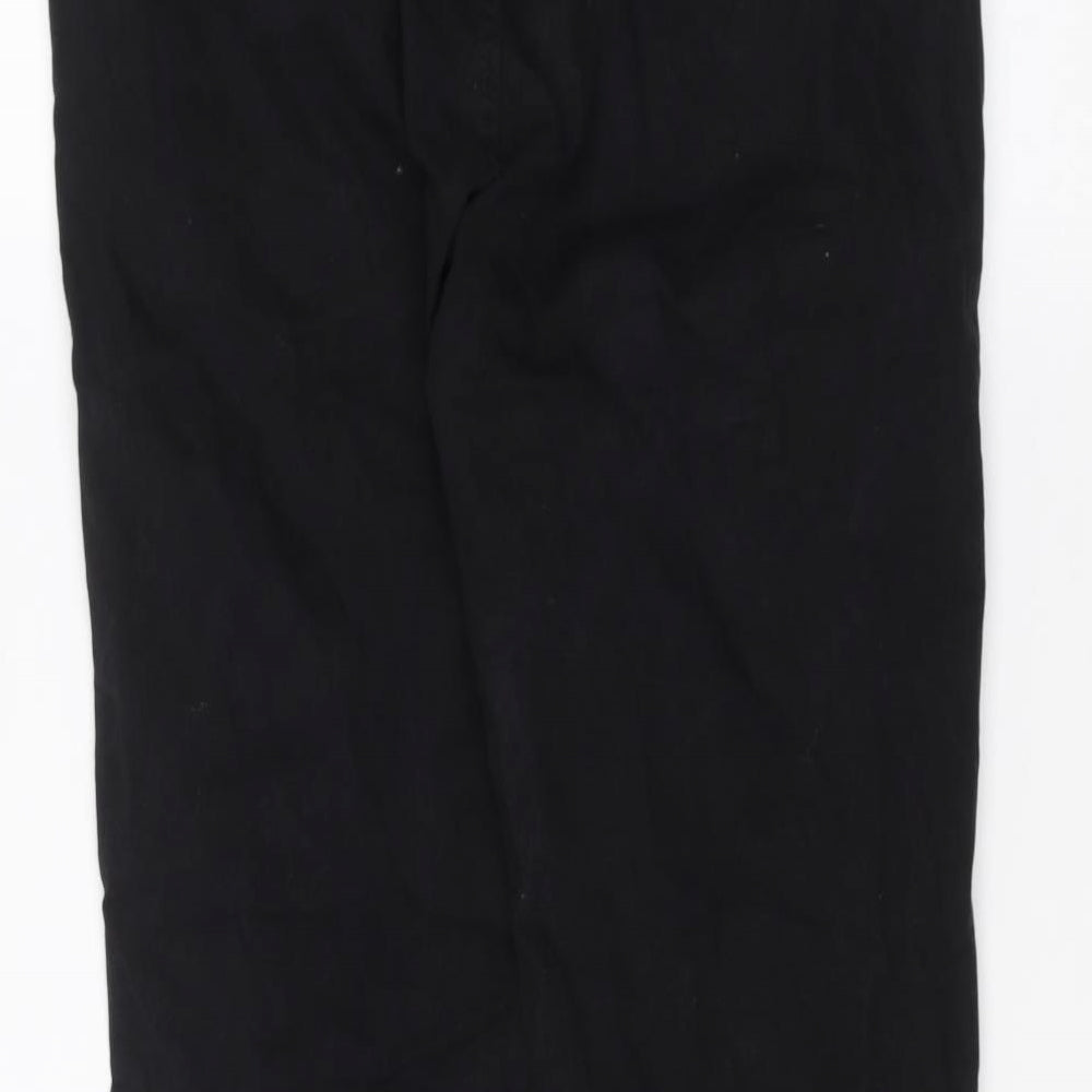 Zara Mens Black   Straight Jeans Size 36 in L30 in