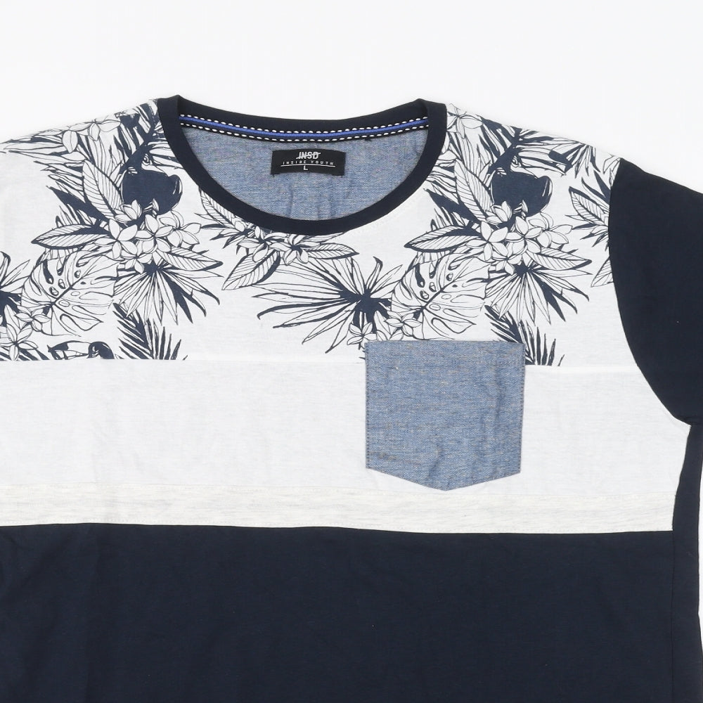 INSD Mens Blue    T-Shirt Size L