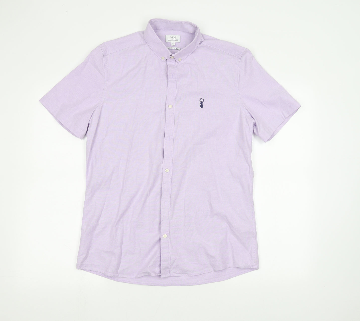 NEXT Mens Purple    Dress Shirt Size M