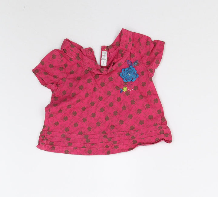 mamas & papas Baby Pink   Basic Blouse Size 3-6 Months
