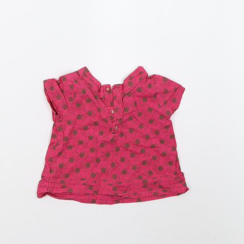 mamas & papas Baby Pink   Basic Blouse Size 3-6 Months