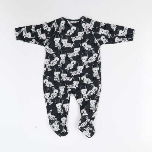 NEXT Baby Grey  Fleece Babygrow One-Piece Size 3-6 Months