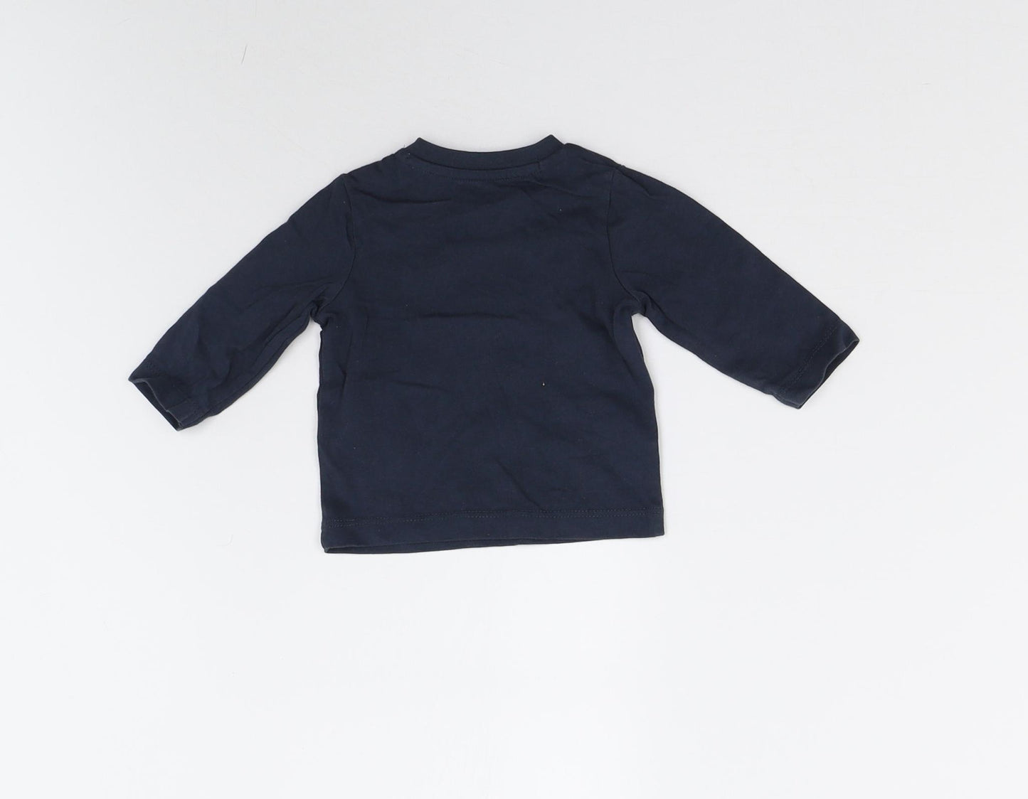 Nutmeg Baby Blue   Basic T-Shirt Size 0-3 Months