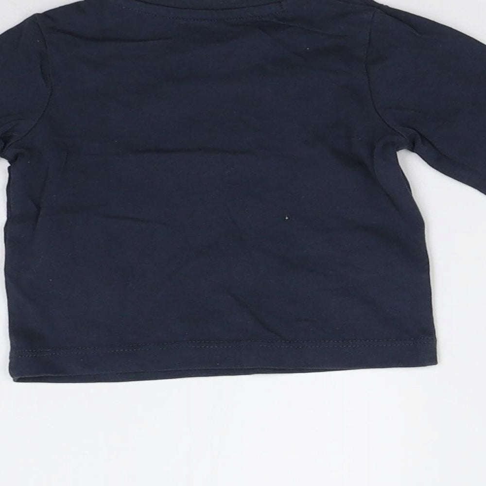 Nutmeg Baby Blue   Basic T-Shirt Size 0-3 Months