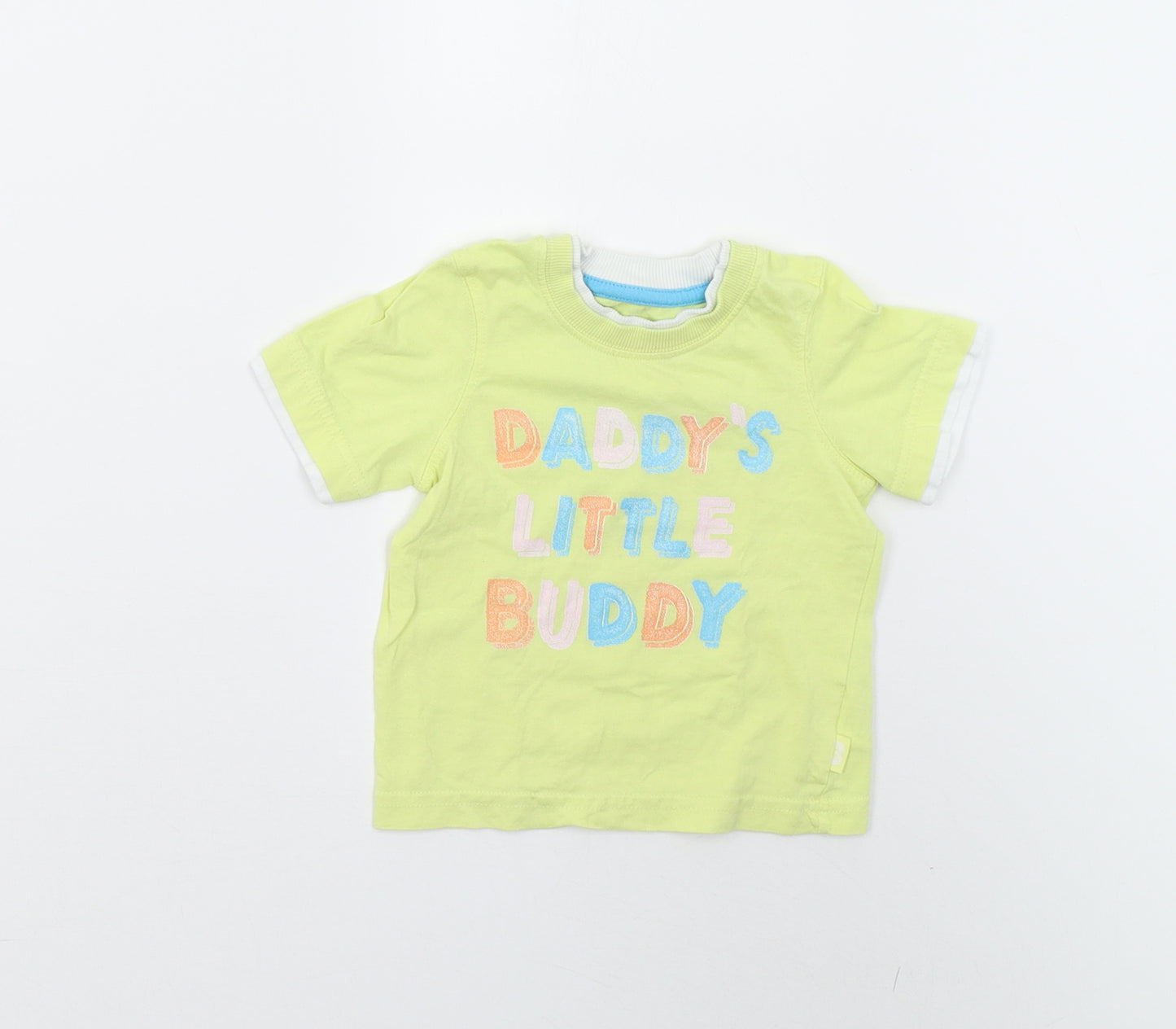 Mothercare Baby Yellow   Basic T-Shirt Size 9-12 Months
