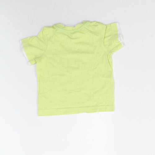 Mothercare Baby Yellow   Basic T-Shirt Size 9-12 Months