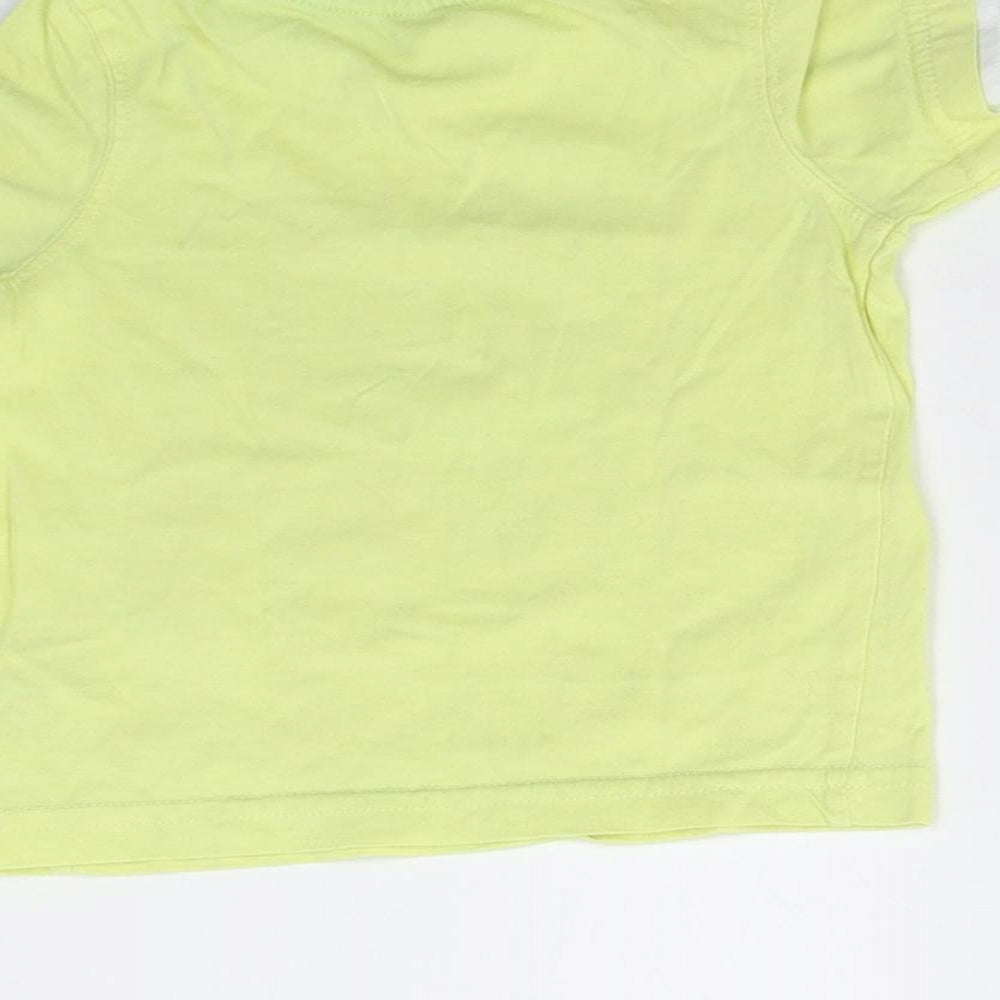Mothercare Baby Yellow   Basic T-Shirt Size 9-12 Months