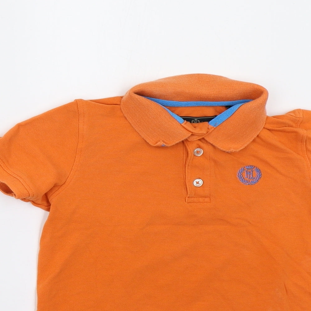 Henri Lloyd Boys Orange   Basic Polo Size 4-5 Years