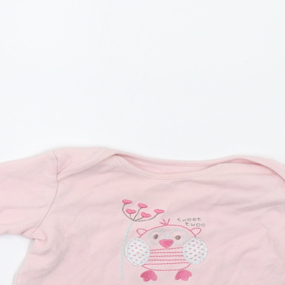 M&S Baby Pink   Basic T-Shirt Size 3-6 Months