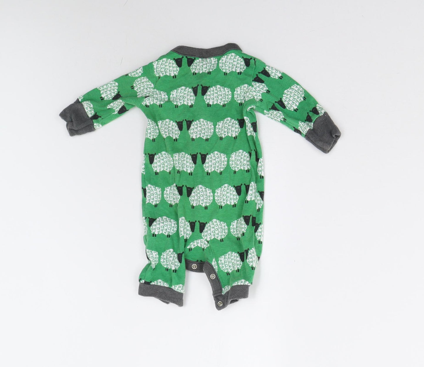 NEXT Baby Green   Babygrow One-Piece Size 0-3 Months  - Sheep