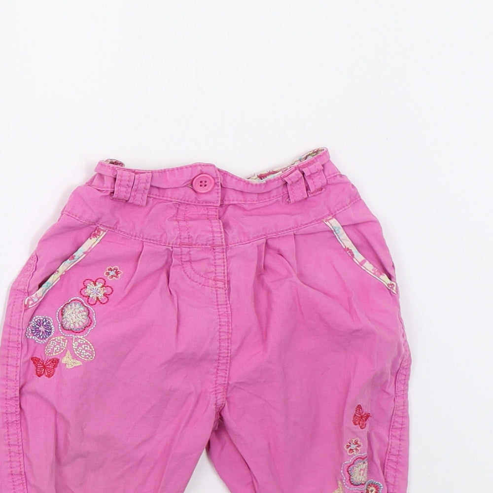 Matalan Baby Pink   Track Pants Trousers Size 9-12 Months