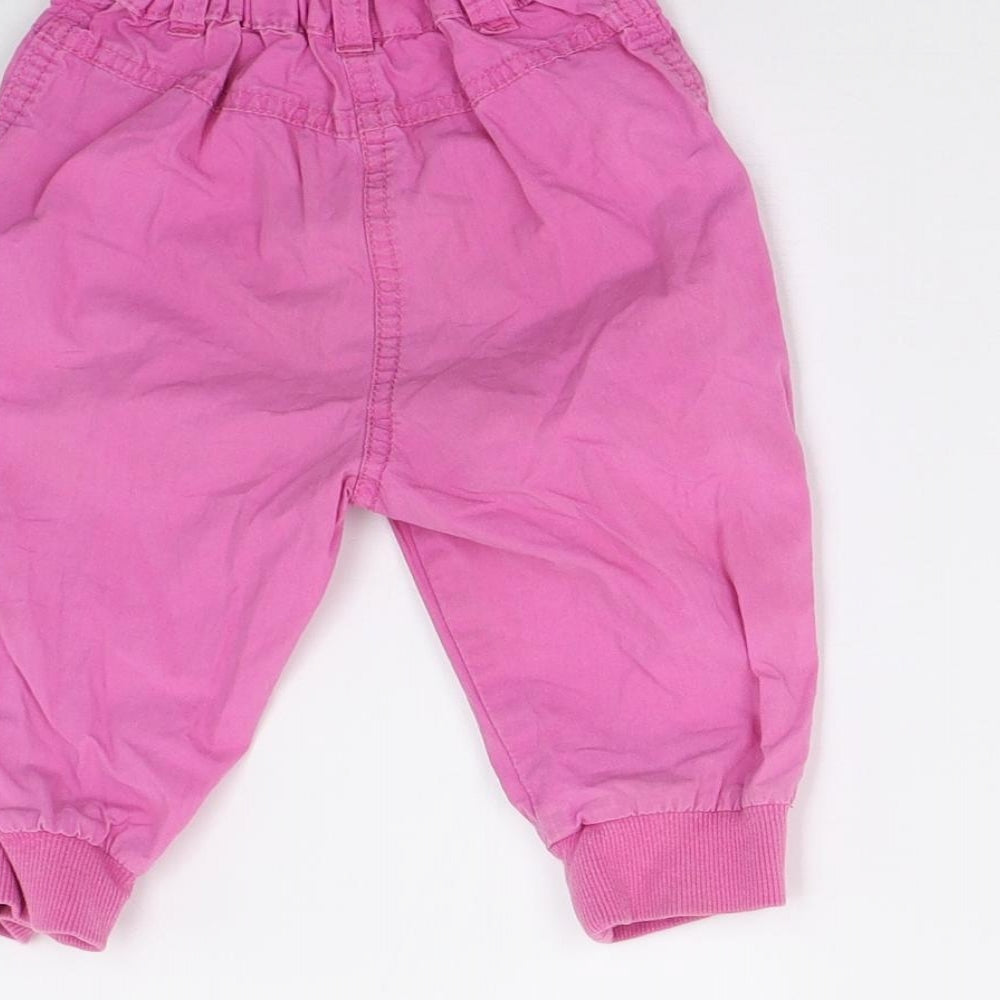Matalan Baby Pink   Track Pants Trousers Size 9-12 Months