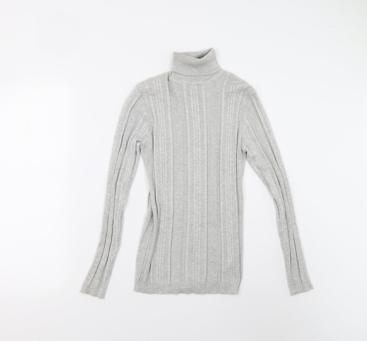 F&F Womens Grey  Knit Pullover Jumper Size 14