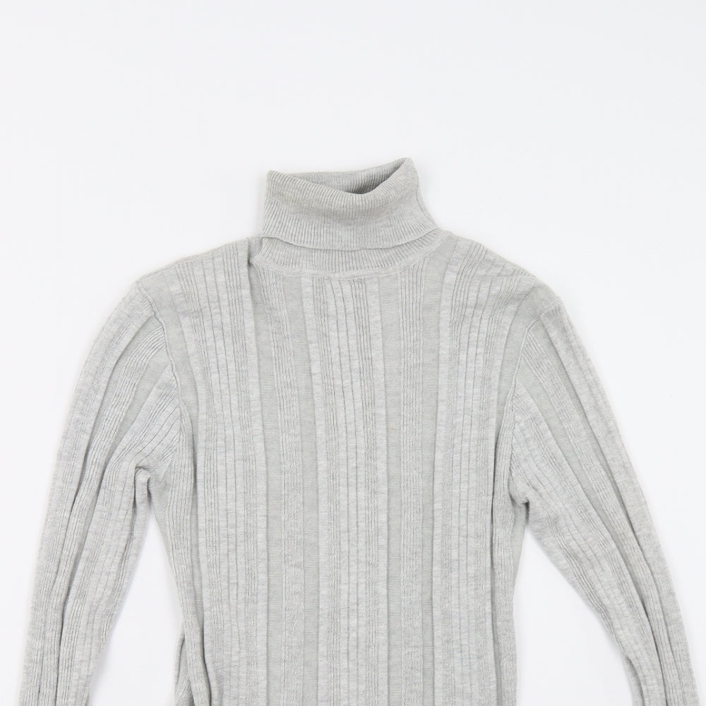 F&F Womens Grey  Knit Pullover Jumper Size 14