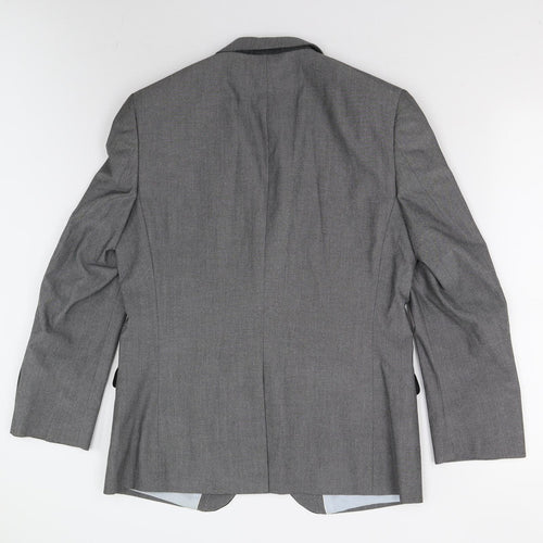 Burton Mens Grey   Jacket Suit Jacket Size 38