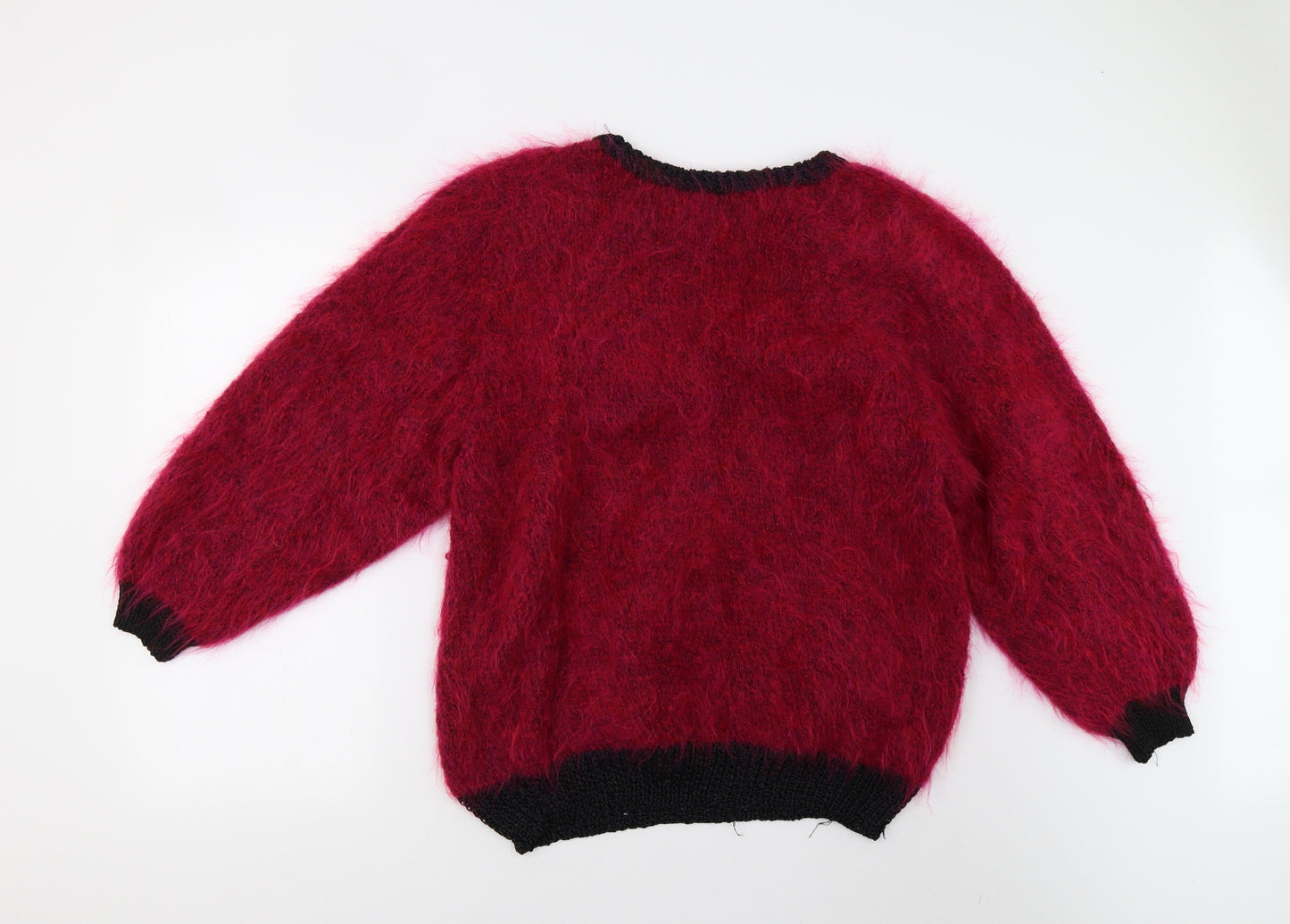Preworn Womens Pink  Knit Pullover Jumper Size L