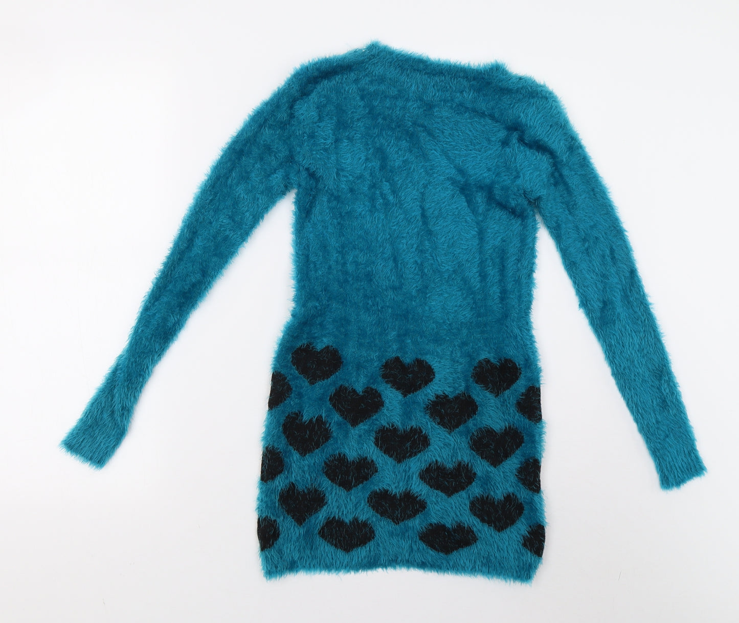 Reckon Womens Blue  Knit Pullover Jumper Size S