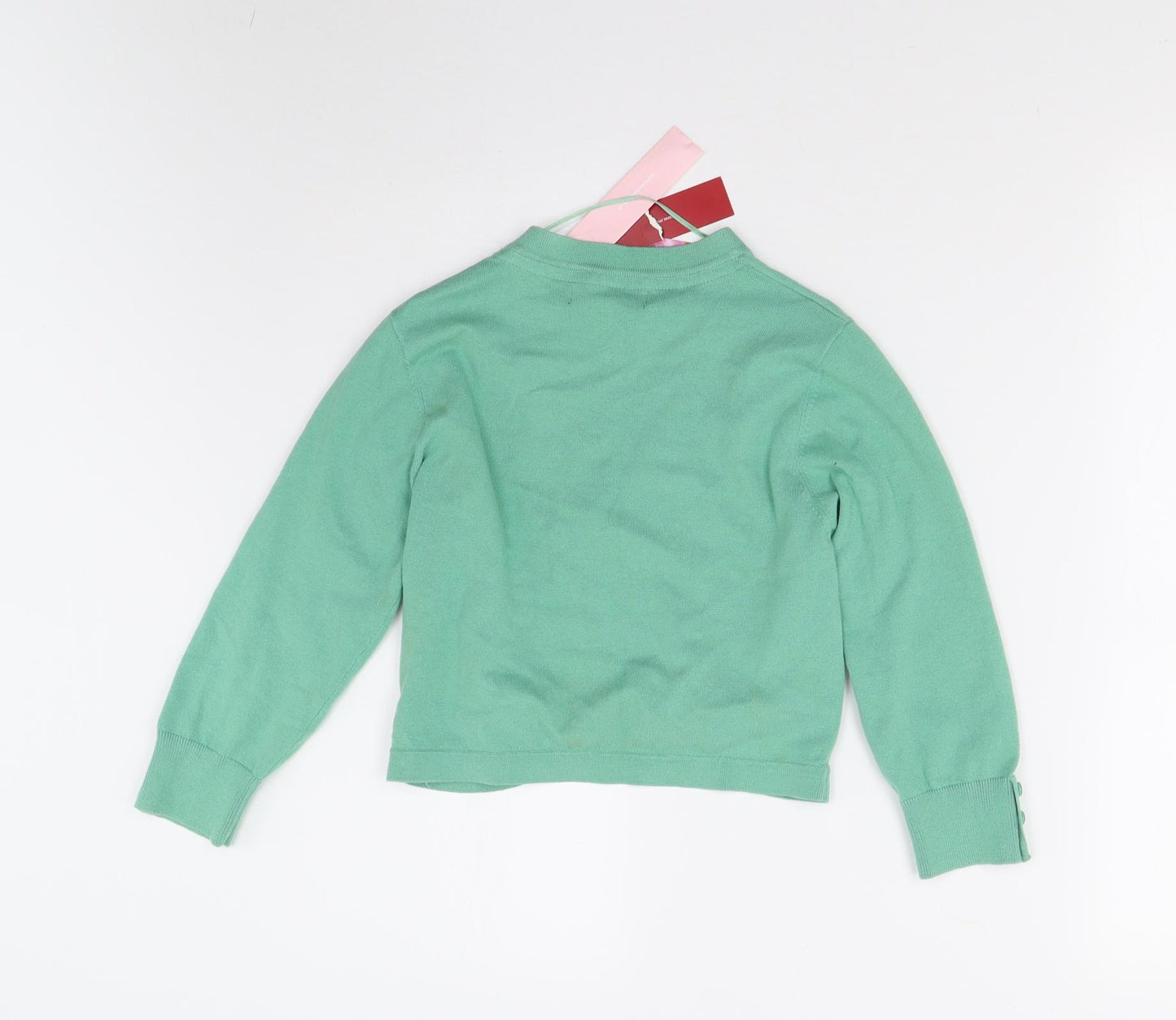 Monsoon Womens Green  Knit Cardigan Jumper Size 10