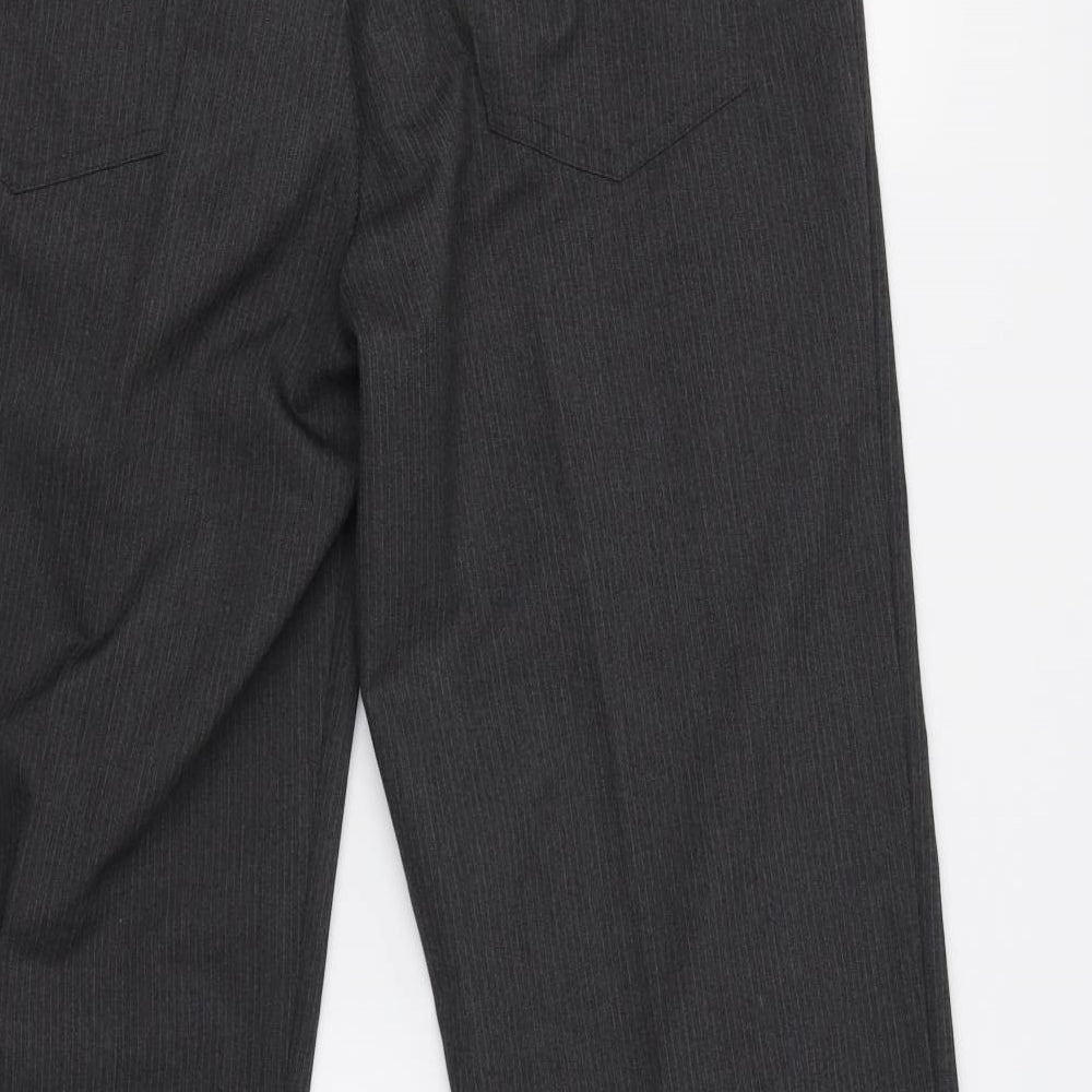 Taylor & Wright Mens Grey Striped  Trousers  Size 32 L28 in