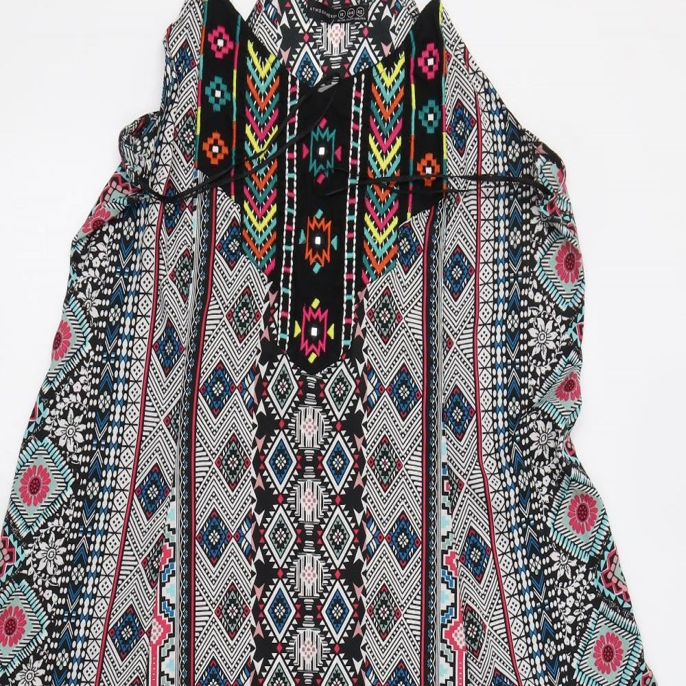 Primark Womens Multicoloured Geometric  Maxi  Size 16