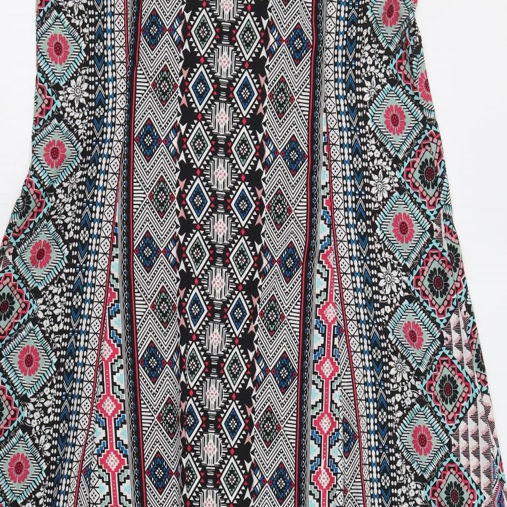 Primark Womens Multicoloured Geometric  Maxi  Size 16