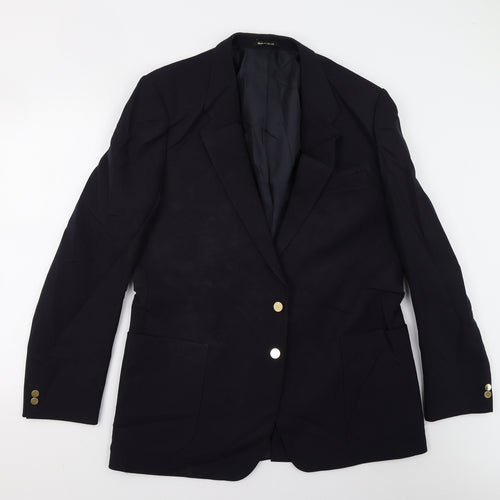 M&S Mens Blue   Jacket Suit Jacket Size 44