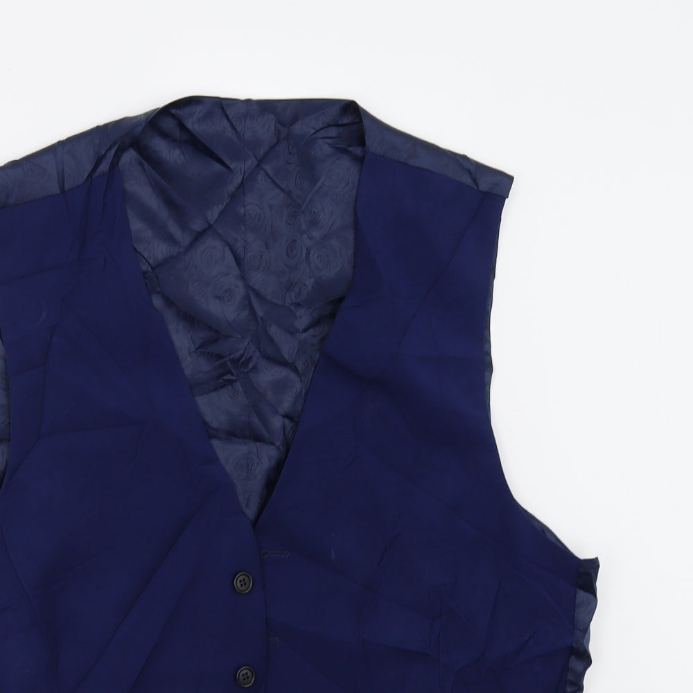Scott & Taylor Mens Blue    Suit Waistcoat Size 46