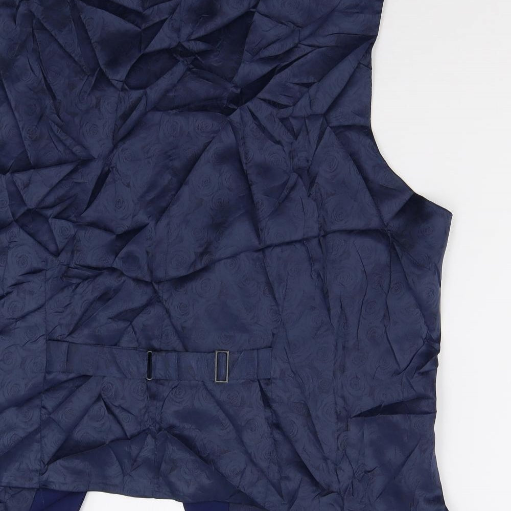 Scott & Taylor Mens Blue    Suit Waistcoat Size 46