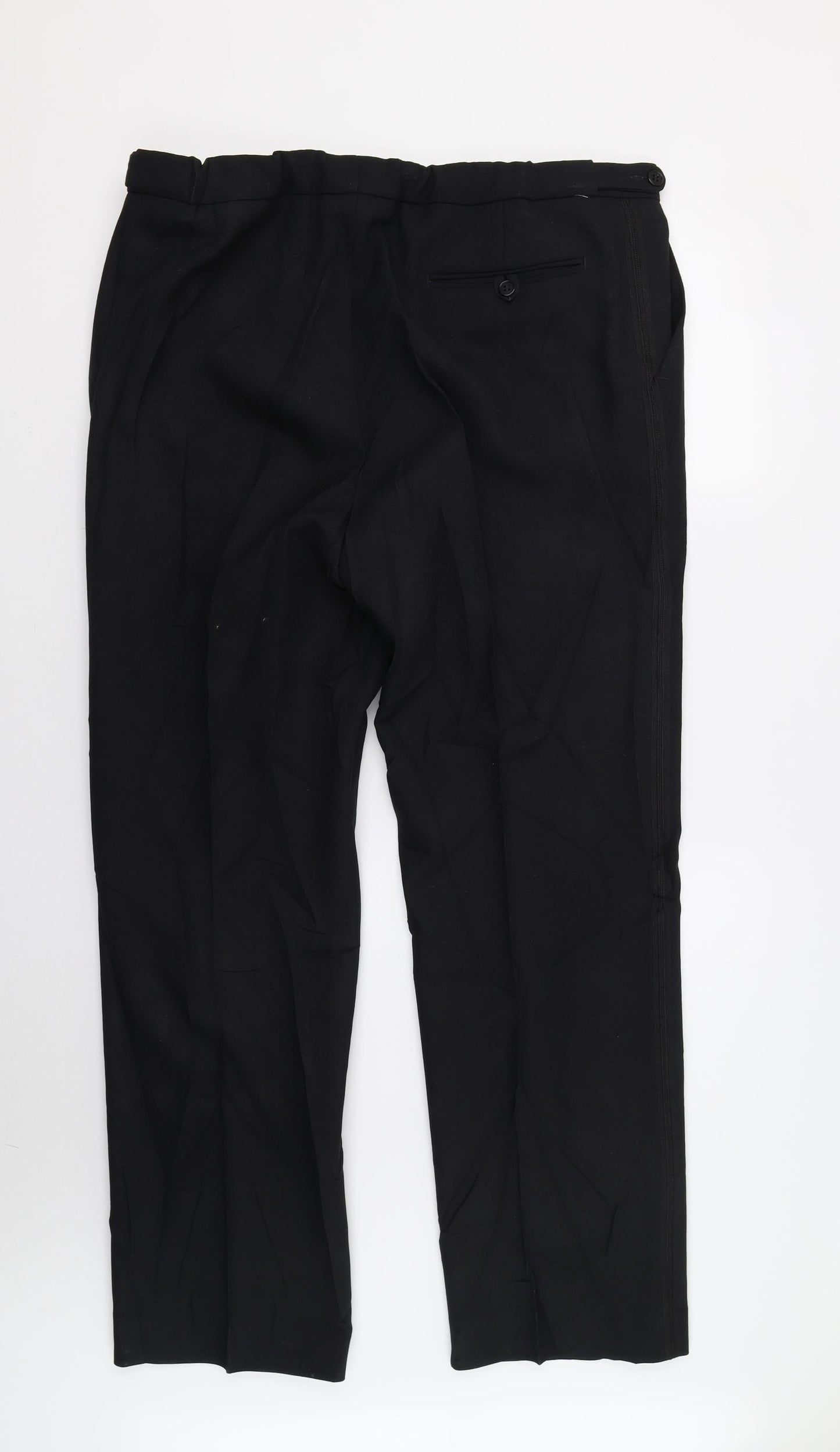 C&A Mens Black   Trousers  Size 40 L31 in